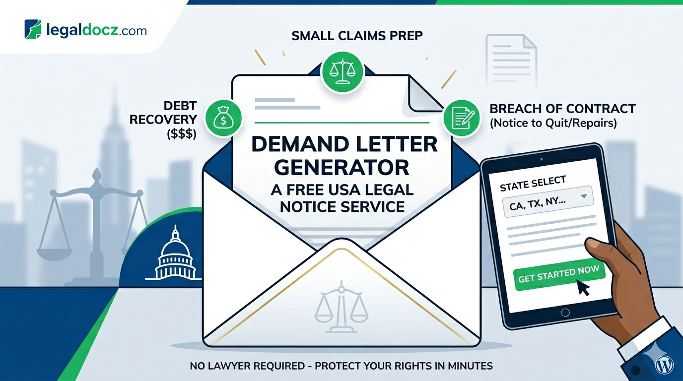 Demand Letter Generator Create Your Free Demand Letter Online
