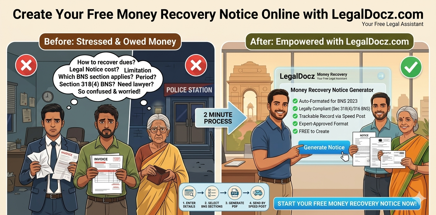 Money Recovery Notice Generator Create Your Free Money Recovery Notice Format Online