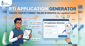 RTI Application Generator Create Your RTI Format Online